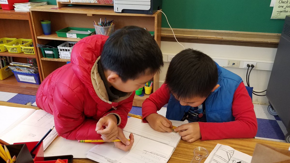 Scientists make observations and ask questions. We observed fossils today and generated a list of questions. #foxmeadowpride