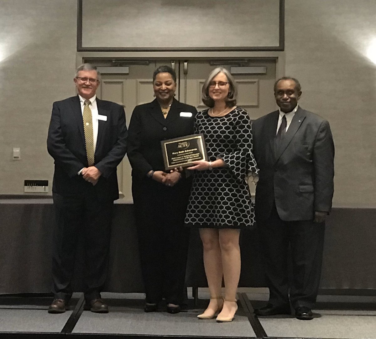 juliette_myers's tweet photo. Congratulations, Mary Beth Echeverria, VA CTE Administrator of the Year! There is no one more deserving than you. Thank you for your leadership &amp; devotion to our students &amp; faculty in FCPS. @fcpsk12 @DaveSovine @jim_angelo_1969 @MaryBethEchev @missymcdonald10 #inspire2025 https://t.co/2VJaknEKjz