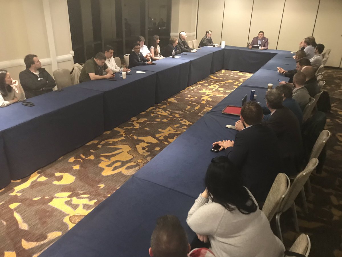 A full room for the <a href="/NYNAEMSP/">New York NAEMSP</a> chapter meeting at #NAEMSP2020 !