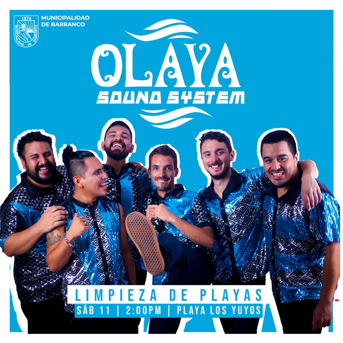 LosOlaya's tweet photo. ESTE SÁBADO!! estaremos tocando para toda la familia en la playa YUYOS de #Barranco, limpieza de playa organizada por la @munibarranco y el @MinamPeru https://t.co/mnrOpp3Jow