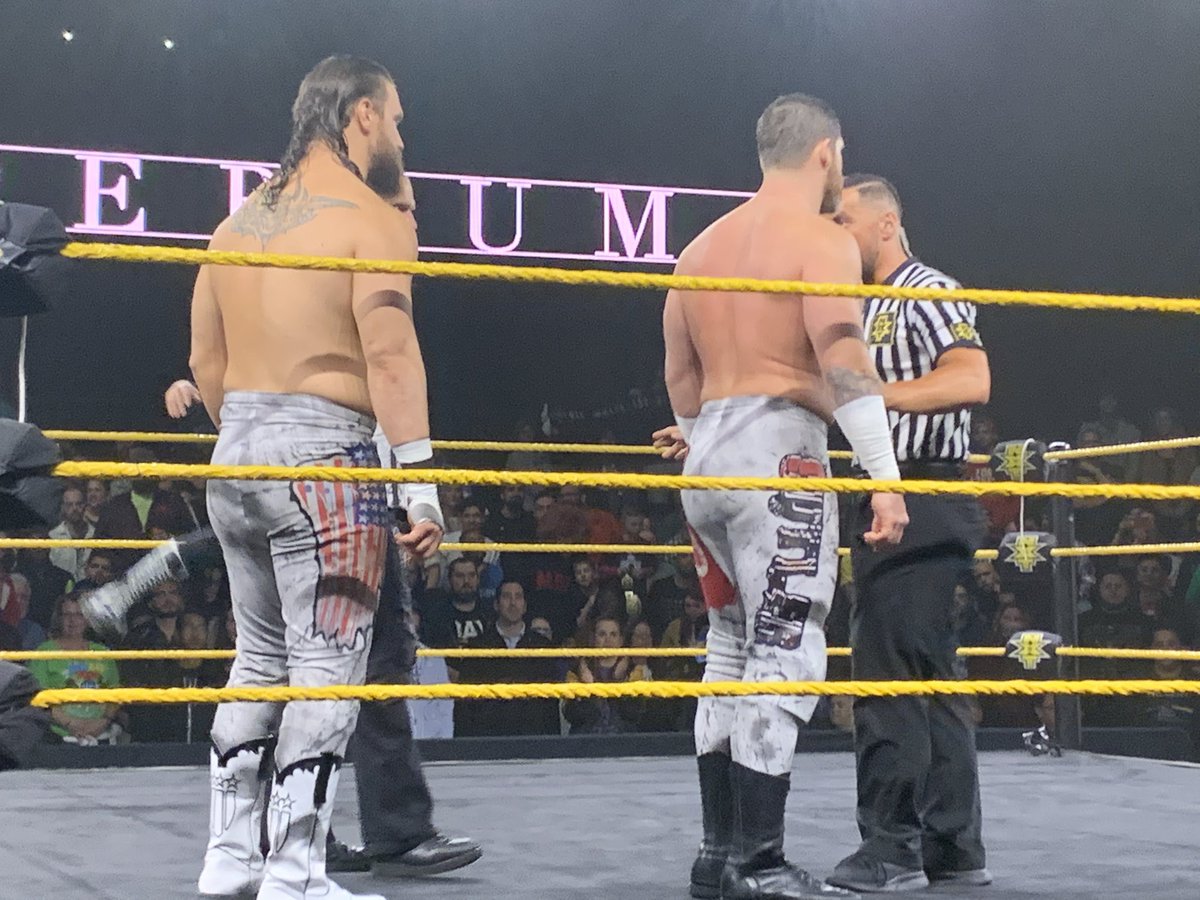 mlking89's tweet photo. Just watched the #ForgottenSons vs #Imperium #TheMatIsSacred on @hulu #NXTonUSA for the second time. What a great match by both teams #NotForgotten #NXTTampa #TagTeamClassic #SemperFi #FullSailLive https://t.co/xSXEdCaYtf