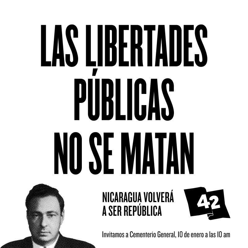 FundVioleta's tweet photo. Te invitamos a rendir tributo a la lucha por la democracia que soñó Pedro Joaquín Chamorro #democracia #libertad #prensalibre https://t.co/oGt9G9arf0