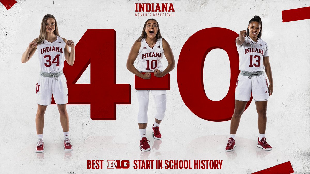 IndianaWBB's tweet photo. For the first time 𝙚𝙫𝙚𝙧 https://t.co/u6p4Zn1pqz