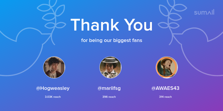 foregin_trash's tweet photo. Our biggest fans this week: Hogweasley, mariifsg, AWAES43. Thank you! via https://t.co/Y2G2VCzx4Y https://t.co/xByanRMtcl