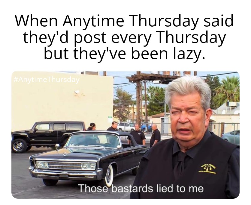 AnytimeThursday's tweet photo. Guilty... But expect some upcoming content! Happy Anytime Thursday! #AnytimeThursday #ThirstyThursday #bastards #vegas https://t.co/1n2GmbKW4r