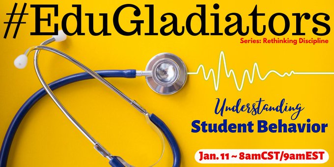 realtalkedu_'s tweet image. SATURDAY #EduGladiators is back with our Rethinking Discipline series! We will focus on Understanding Student Behavior! Join us and tag a friend! 

#OhioEdTech #FETC #masterychat #LATICchat @PaulONeill1972 @mpilakow @tplanty1 @UTexas35 @johnwinch @uofmTeacherEd @lmorris1908