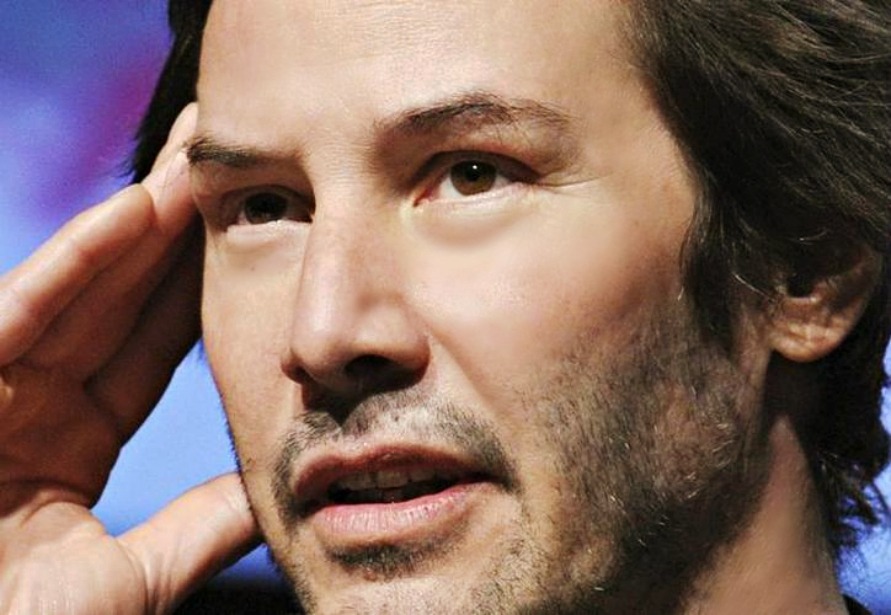 She just wants to take a bite out of him.