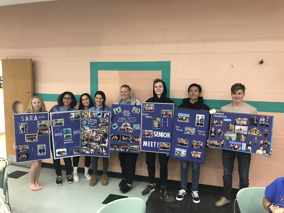 OakSwimBoosters's tweet photo. Senior Night for Oakcrest Swimming #classof2020 https://t.co/KmwAdFiJly