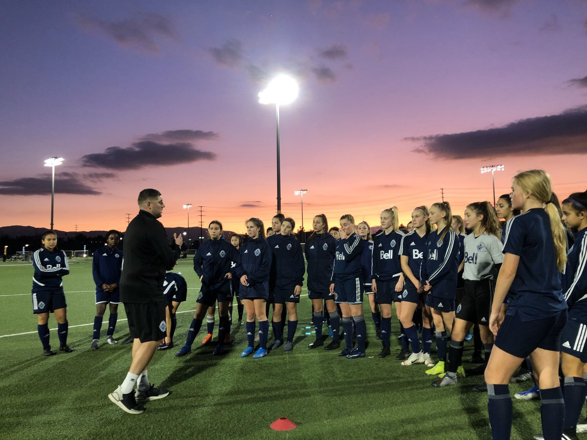 risefcacademy's tweet photo. Two of our #VWFC girls teams are in Silver Lakes in California for three games against top competition. 

40+ college scouts coming to watch them play. https://t.co/ywJn7rTizY