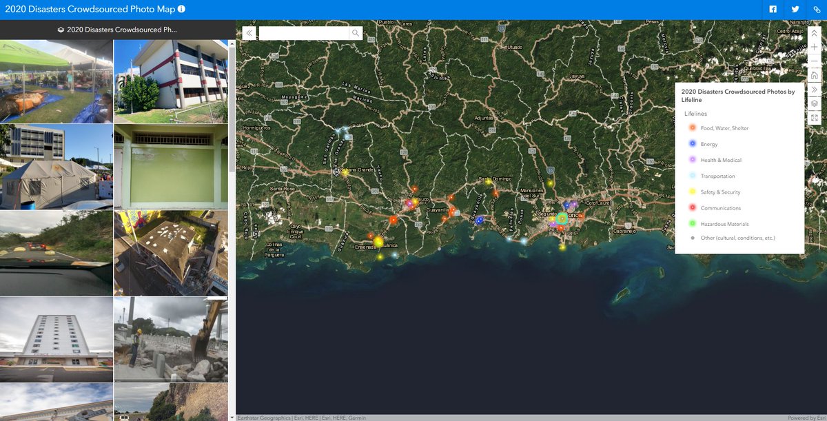 CEDRdigital's tweet photo. Volunteers from: .@napsgfoundation @GISCorps &
#CEDRdigital have been hard at work during the last 72 hrs combing the internet for images that will provide information on hardest hit communities in #PuertoRico % their needs. Take a look at the pics
Link: https://t.co/BwPEBHYhHT https://t.co/GCIv7X4Ye0