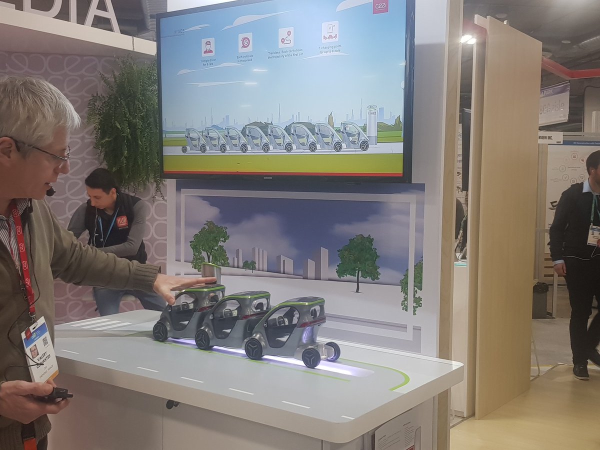 FJouron's tweet image. Nouvelles mobilités présentées sur le stand #ceatech #CES2020
Soit de la mobilité en commun dans des véhicules individuels en partage et qui peuvent être redispatchés en masse.