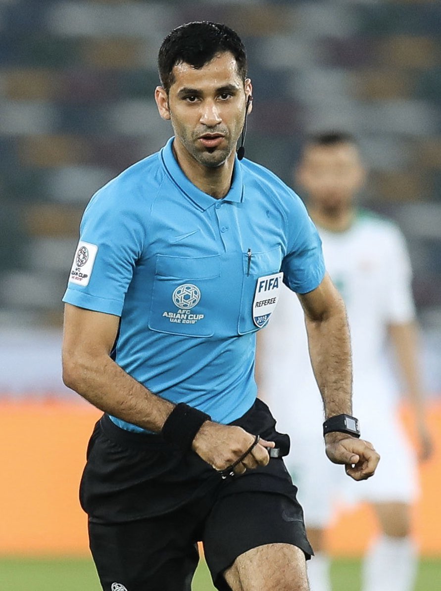 サッカー 審判員 アブドゥルラフマン アル ジャシム Abdulrahman Al Jassim 主審 1987年10月14日 32歳 カタール 出身の国際審判員 日本代表戦で担当することが多い 過去に宇佐美選手がヘナ内で倒されたのをノーファウルにしかなりの批判が