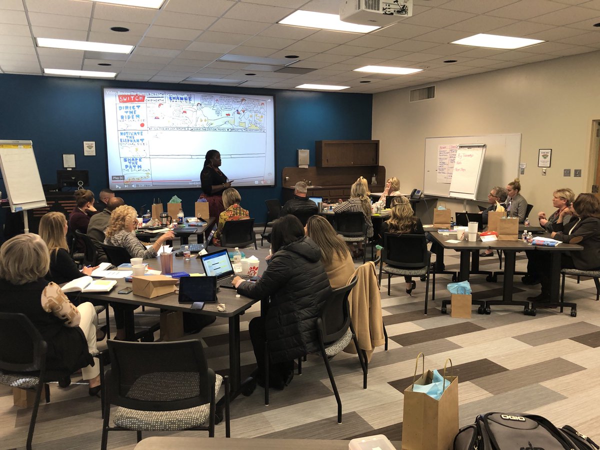 ScottMuri's tweet photo. Desarrollando habilidades de cambio y administración con miembros del personal directivo y preparándonos para liderar el trabajo delineado en nuestro plan estratégico @EctorCountyISD @TNTP #ChangeIsaProcess https://t.co/9PcEYDn3bq