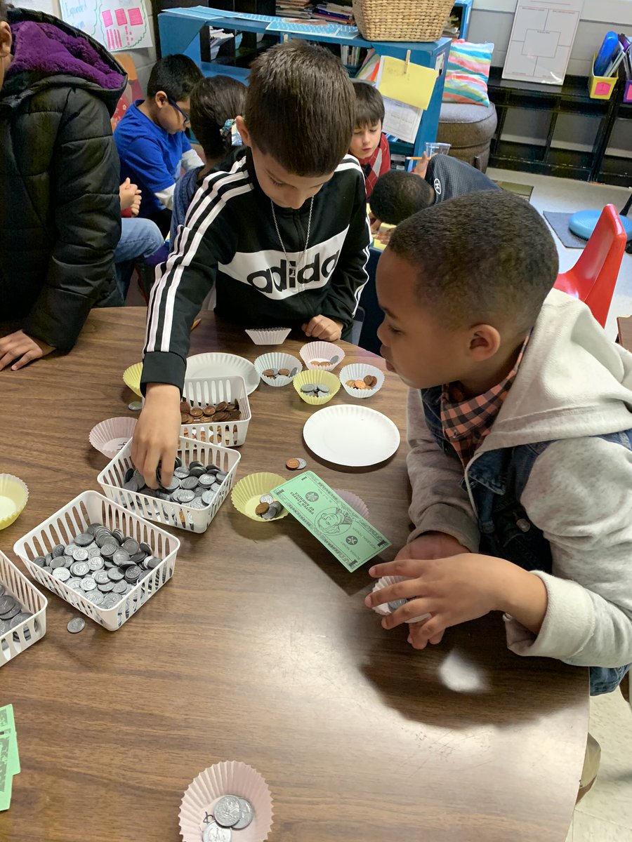 teachwithhoney's tweet photo. Math stations from today. We use the big deck of cards for an endless amount of fluency games.
We’re playing “Make 10” and “Place Value War”.
The cupcake holder idea is great because I always have leftovers in the pantry. #2ndmath #mathstations #teachingmoney #mathfluencygames https://t.co/YjqfBBfeiG