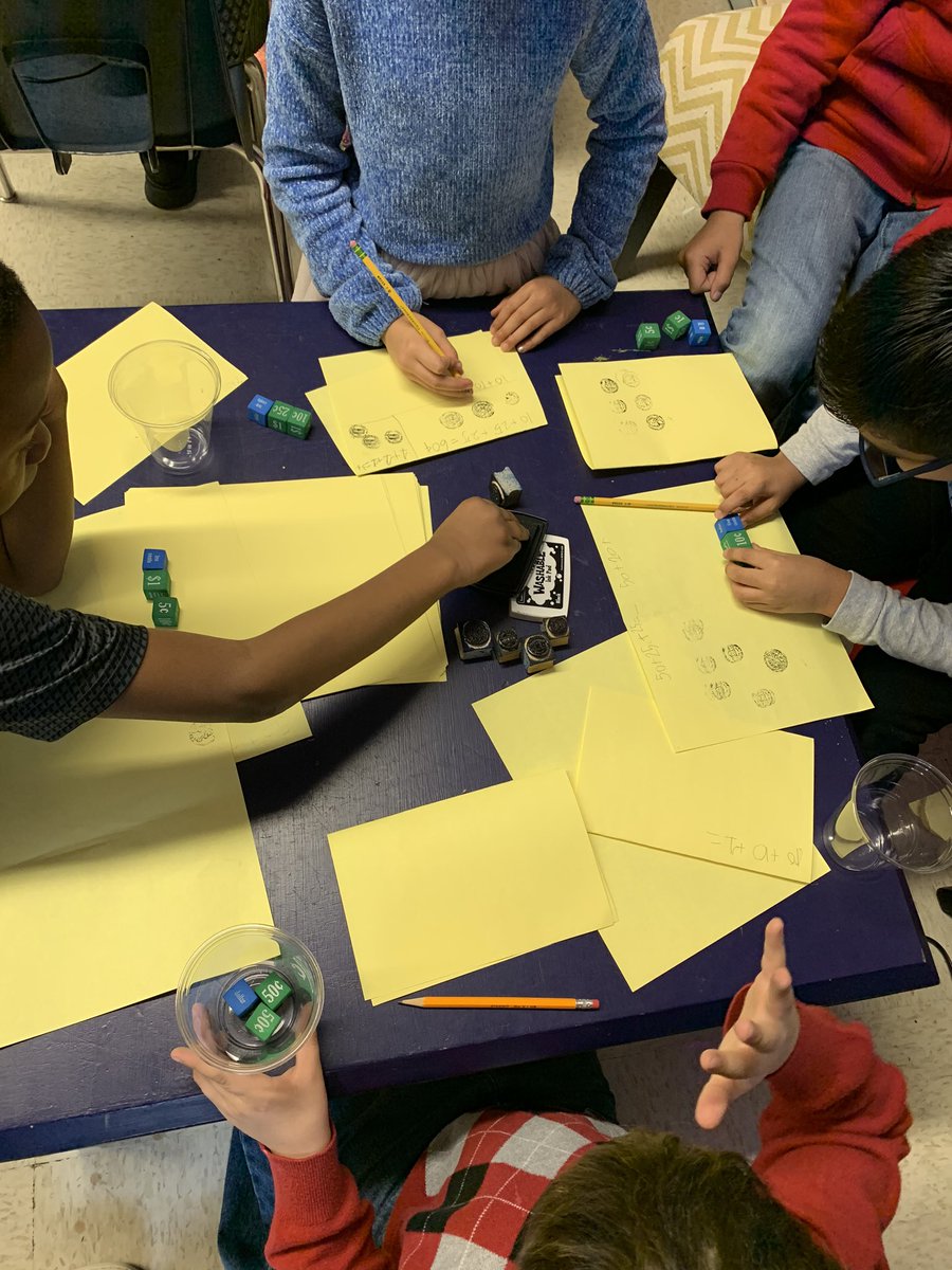 teachwithhoney's tweet photo. Math stations from today. We use the big deck of cards for an endless amount of fluency games.
We’re playing “Make 10” and “Place Value War”.
The cupcake holder idea is great because I always have leftovers in the pantry. #2ndmath #mathstations #teachingmoney #mathfluencygames https://t.co/YjqfBBfeiG