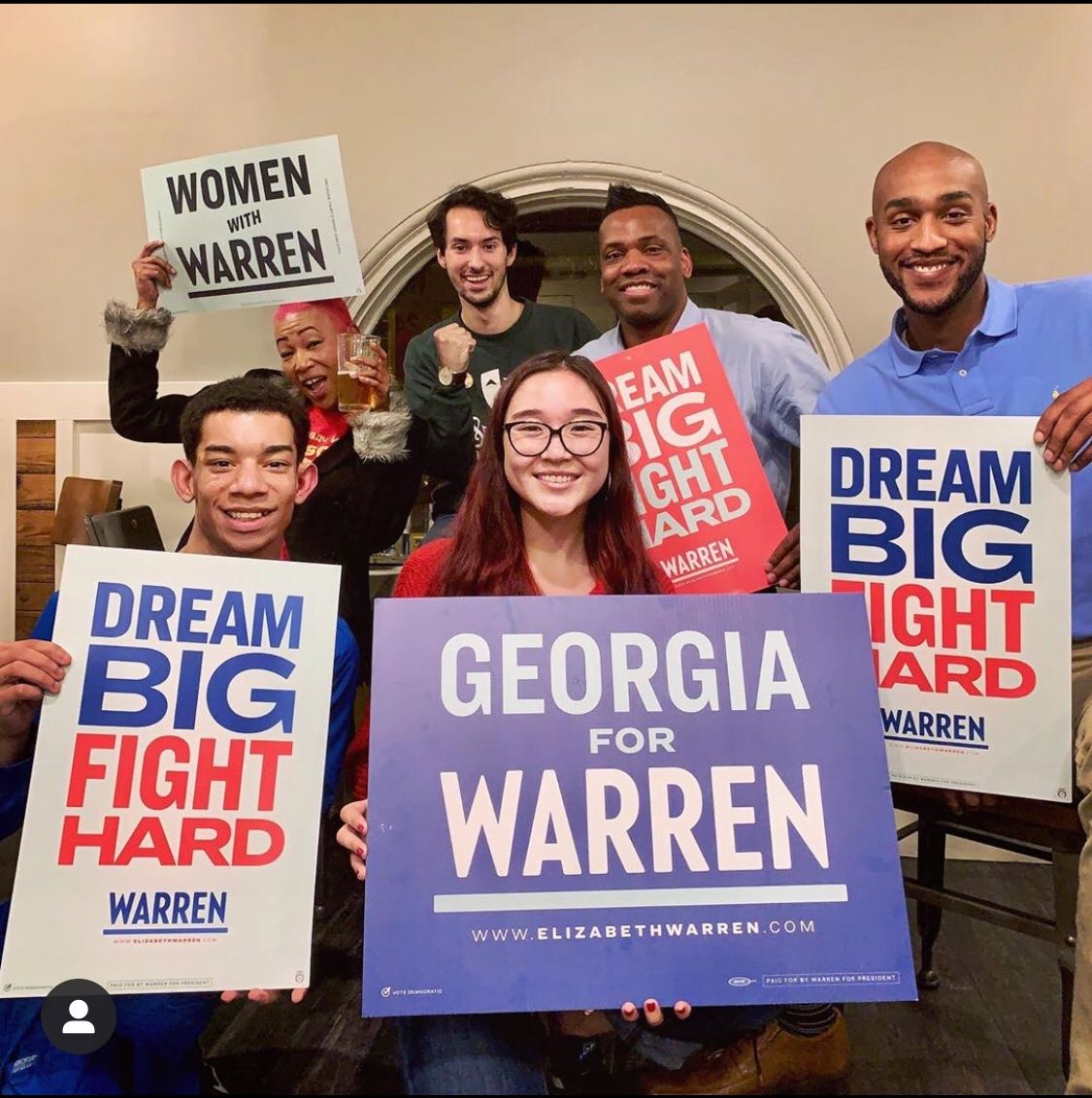 TeamWarren's tweet photo. From knocking doors in Roswell to phone banking in Marietta, #TeamWarren in Georgia is giving this their all! https://t.co/en5hgb8vEC