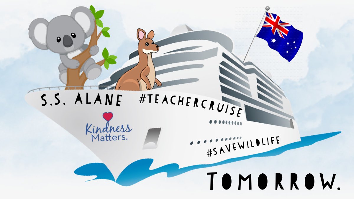 Want to find out how you can help wildlife affected by the #AustralianBushfireDisaster and score some awesome #teachercruise swag? Sign up for my newsletter and be the first to be in the know before it’s gone. #limitedquantities #teachertwitter #kindnessmatters #savethekoalas