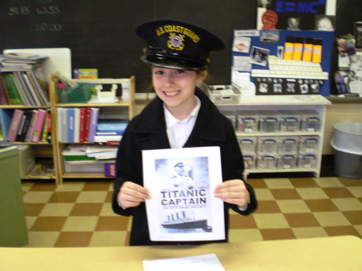 In third grade there was this project where we had to dress up as any famous person ever. Naturally  my eight year old self chooses Captain of the Titanic, Edward John Smith. Why you may ask? Idk I ask myself that same question every time I see this image. (Beard not pictured)