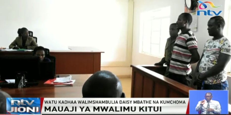 ntvkenya's tweet image. Jamaa wanaodaiwa kumchoma mwalimu Kitui wakamatwa.
ow.ly/YW1t50xRQAG