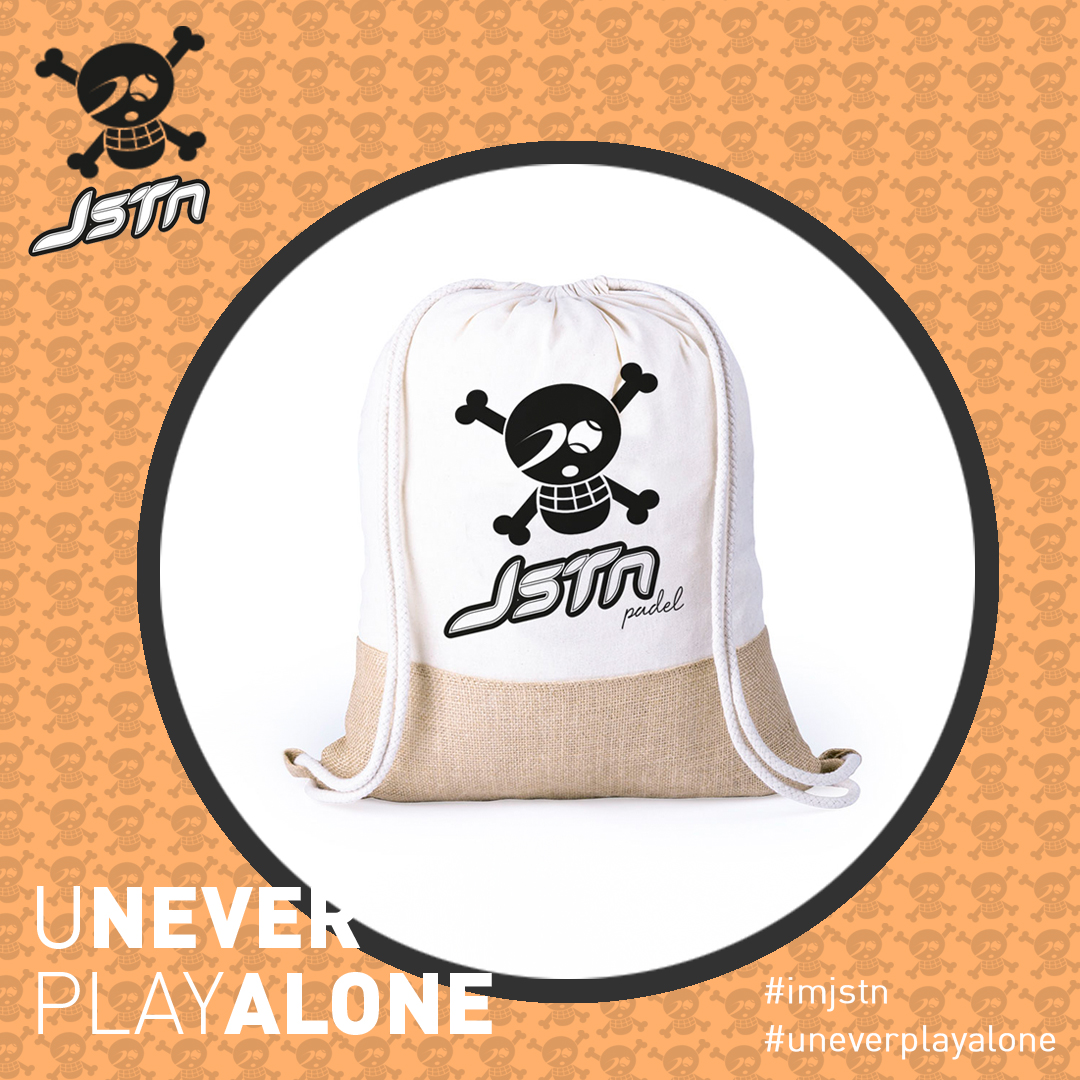 #ImJustten A veces vamos de bólido 😥 y necesitamos llevar lo básico para jugar a #Padel y la nueva Mochila Eco 🎒🌿 os puede ayudar!  🌿  Con base en resistente yute y parte superior en algodón  🚀 👉🏻  bit.ly/2Frn9GL