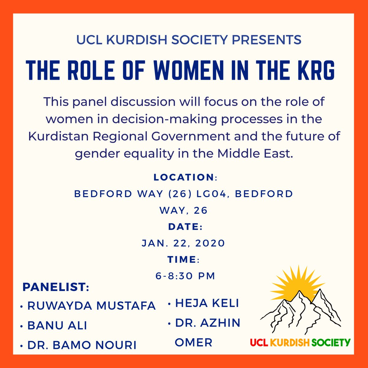 UCL Kurdish Society tweet media