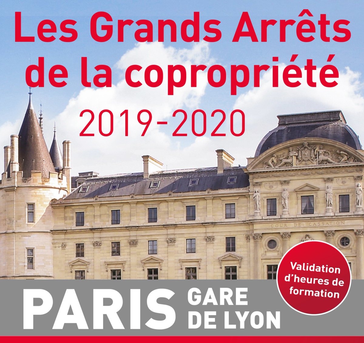 [AGENDA] - Les Grands Arrêts de la Copropriété, 2è édition, à Paris 

Vendredi 11 septembre 2020.

Inscriptions ouvertes : edilaix.com/71-paris