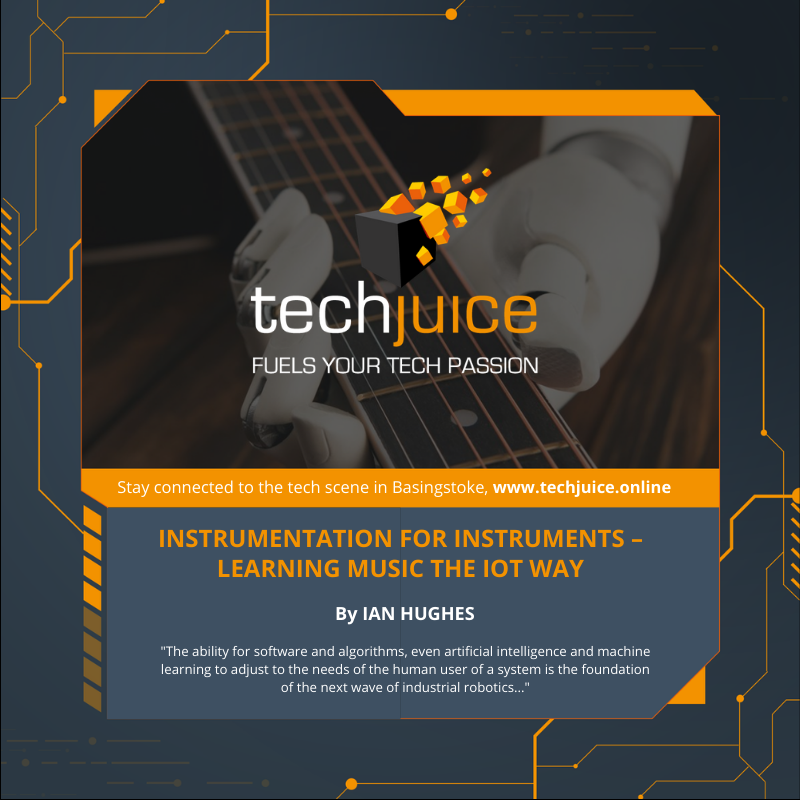 TechJuiceOnline's tweet photo. A fascinating read into how #IOT is changing #music, 'Instrumentation For Instruments – Learning Music the IOT Way'.
#basingstoke #technology #ces #2020 #data

https://t.co/fn1I1O9wAx https://t.co/g60SGq7Arv