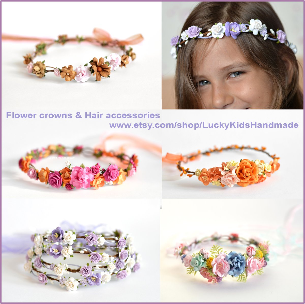 KidsHandmade's tweet image. luckykidshandmade.etsy.com  #crowns #flowers #weddings #flowergirls #kids #photograghy