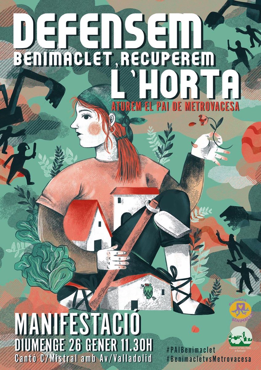 #PaiBenimaclet no al PAI de Metrovacesa.
L'horta dins del barri