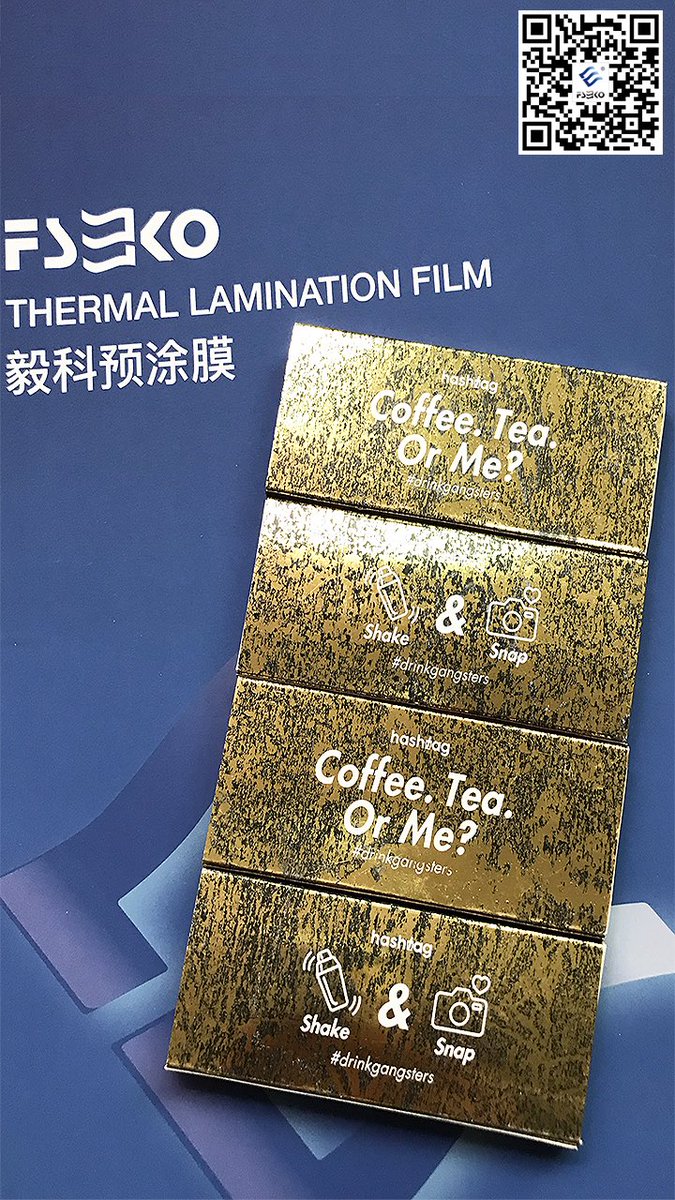 DerekMa19's tweet photo. Check out the finished product: Matchbox, which foiling by our EKO Toner Foil Gold foil. The antique finish design was using a very thin gauze while foiling. #matchbox #foiling #boxes #antiquefinish #foil #laminator #laminating #tonerfoil by #ekofilm #eko https://t.co/PpdkFEueQ5