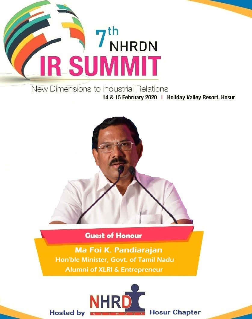 coachraghu1's tweet photo. Listen to the thoughts that impact IR from @santoshgangwar @mafoikprajan at 7th @NHRDN #IRSummit #Hosur @FollowCII @nhrdbangalore @NhrdChennai @nhrdmumbai @NHRDN_NCR  Pls Register ur seats here 👇
https://t.co/GvGv1jDPkF

#WageCode2019 #Changes #Challenges #Impact #IR https://t.co/VwuORBTtZQ