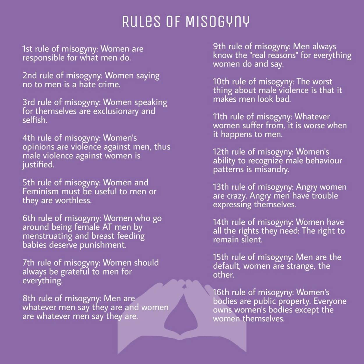 professor-michael-flood-on-twitter-rules-of-misogyny-1-women-are-responsible-for-what-men-do-11-whatever-women-suffer-from-it-is-worse-when-it-happens-to-men-13-angry-women