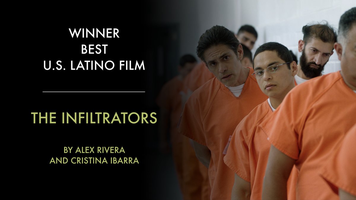CinemaTropical's tweet image. The 2020 Cinema Tropical Award for Best U.S. Latinx film is for THE INFILTRATORS by Cristina Ibarra and Alex Rivera
#TropicalAwards @TInfiltrators