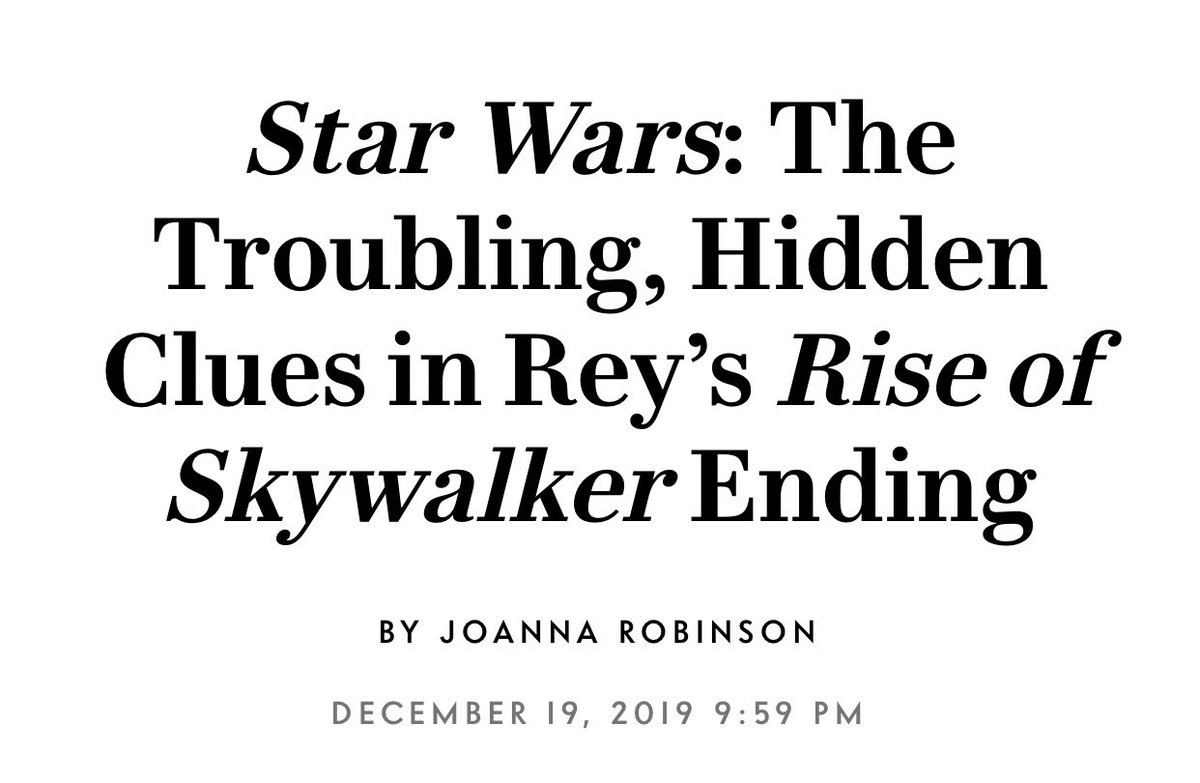   #TheRiseOfSkywalker review mega thread  https://www.reddit.com/r/movies/...