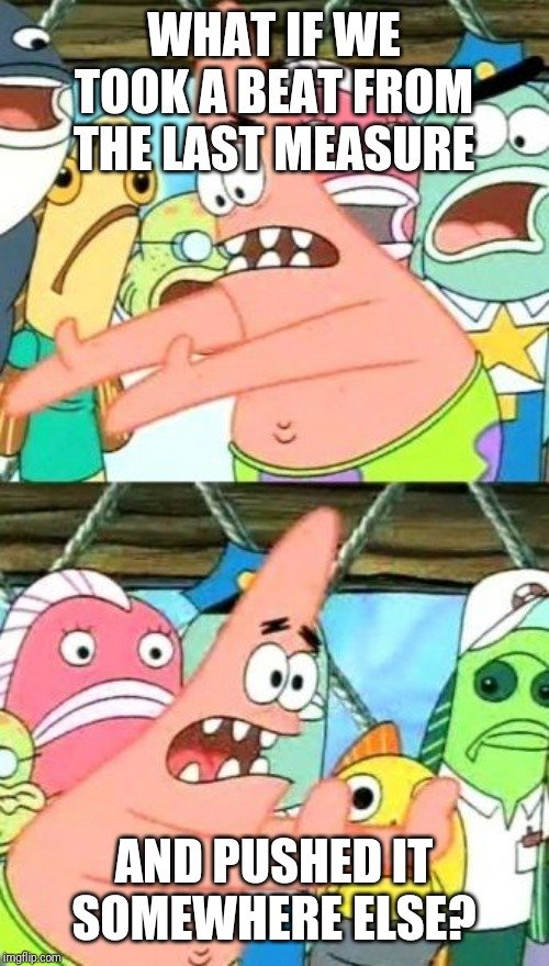 MrToolen's tweet photo. Similarly, this is how I had to explain pickup notes to my fifth grade band https://t.co/A7BR2IiTbc