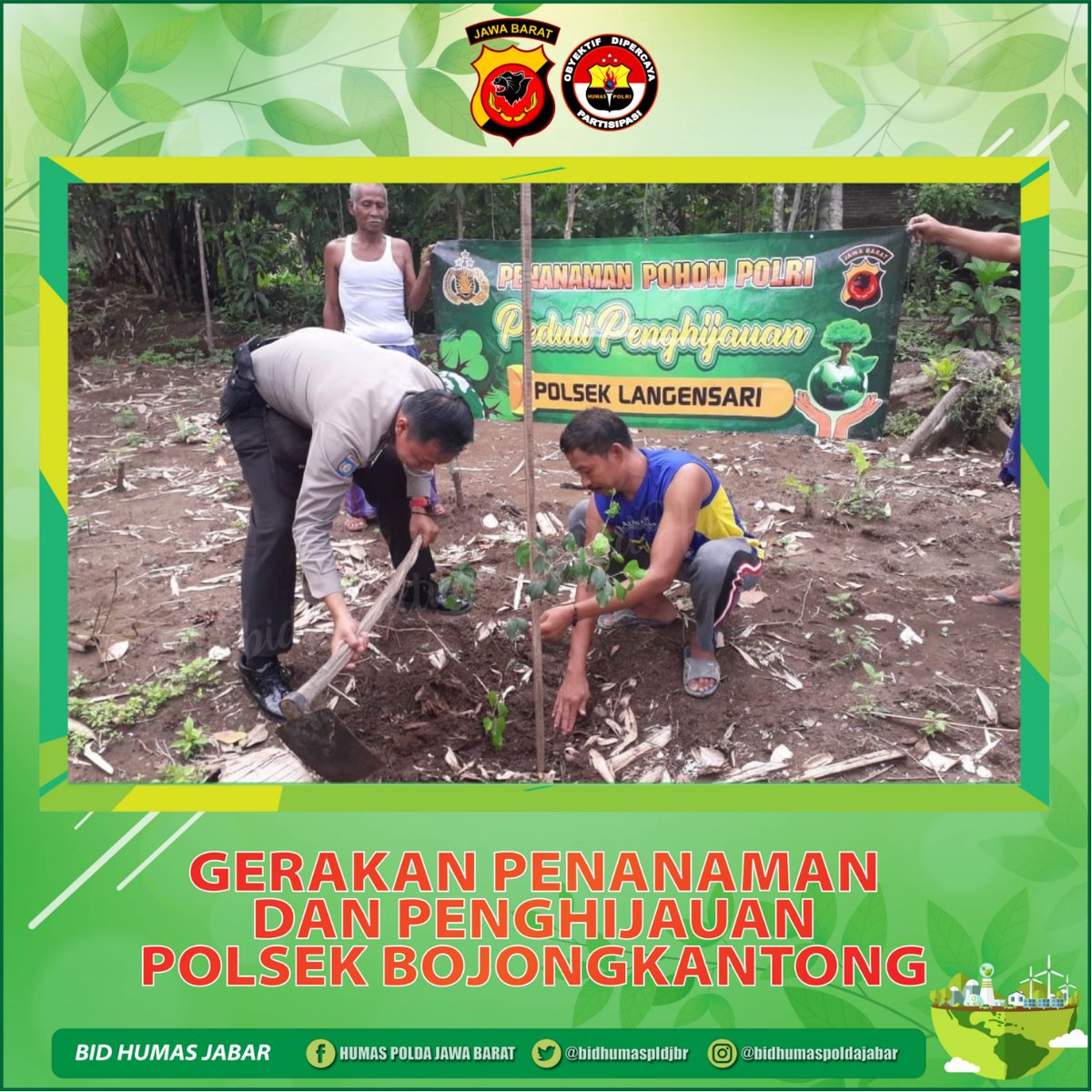 WildKiky's tweet photo. #PolriPeduliPenghijauan https://t.co/Ae1TDEi4Gb
