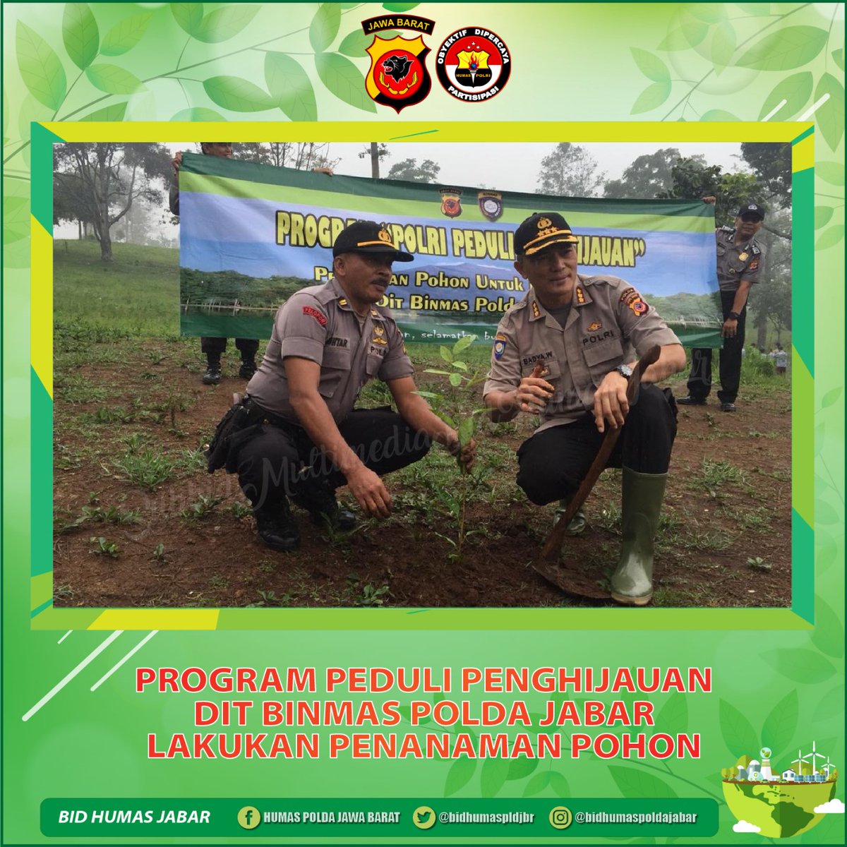 WildKiky's tweet photo. #PolriPeduliPenghijauan https://t.co/S8lhU1DiuN