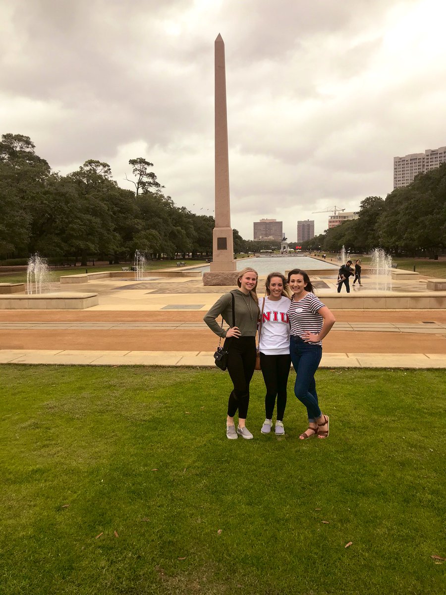 HarrerAdam's tweet photo. Pastries, Parks, Trains, and a little rain ☔️ nothing slowed us down from sightseeing around H-Town. It’s been a great week hosting these awesome girls! @NIUEducate @TeamHISD https://t.co/xE47Gh0BsG