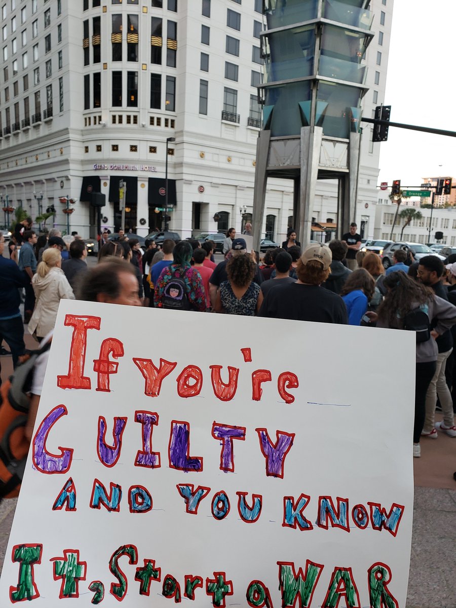 edburns's tweet photo. @TranslateRealDT I took your song out to the #moveon #orlando protest tonight.

https://t.co/ZX83uGtOWY https://t.co/PnSA29adWp