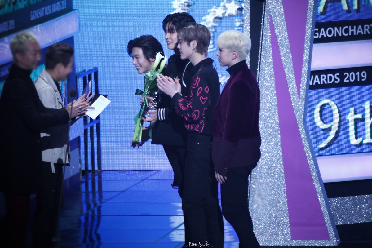 BitterSweet_NF's tweet photo. 200108 
GAONCHART MUSIC AWARDS 

#엔플라잉 #NFlying
 #이승협 #차훈 #김재현 #유회승 https://t.co/ASdYVVcyBH