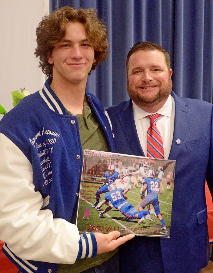 Thank you SVHS Coaches for honoring me as Varsity Football MVP for the third year in a row. It was a blessing to play for you. I have learned so much from every coach and would not be in the position I am today without you all. Looking forward to the next chapter of my career.