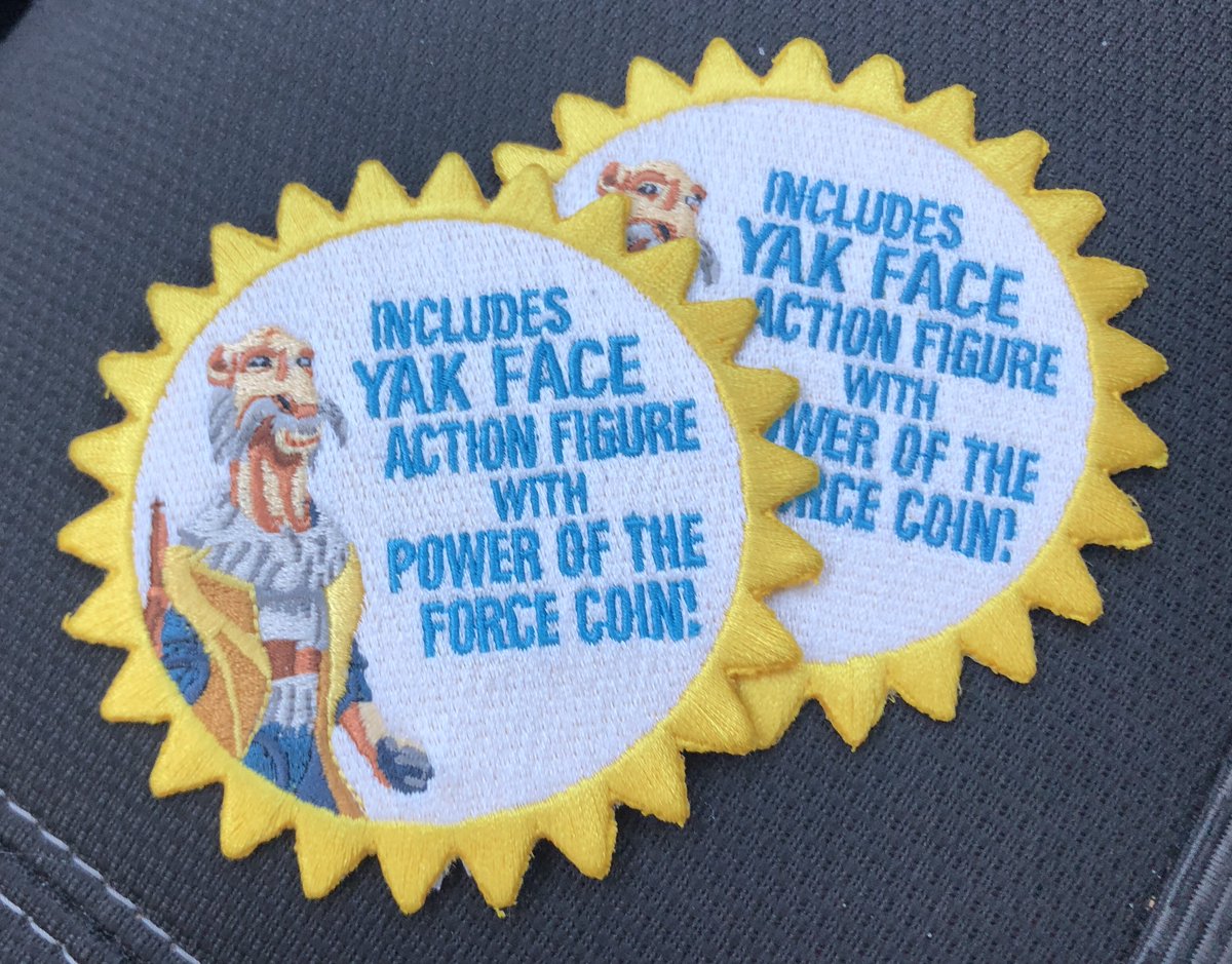yak_face's tweet image. Mail call: new patches from Padawan Bear Patches #starwars #yakface #kenner #Hasbro #poweroftheforce