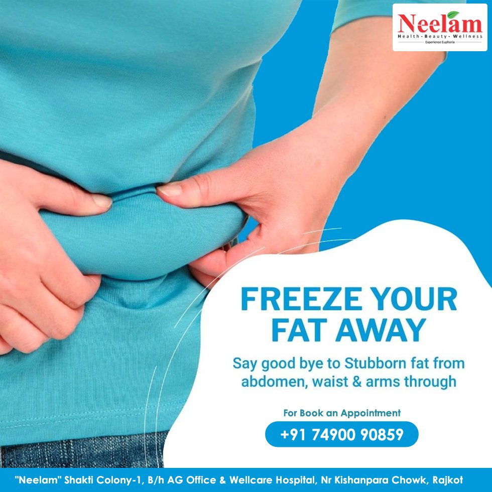 NHCHealthStudio's tweet photo. Fat Freezing technology to target, freeze and kill stubborn fat from your abdomen, under arms, hips, and thighs.

It's simple, painless and effective.
#Nodowntime #noninvasive #noninvasivefatreduction

Join #Neelam Healthcare today!

 Call us:91 7490090859

#FatFreezing #Obesity https://t.co/1GeFEJrQP4
