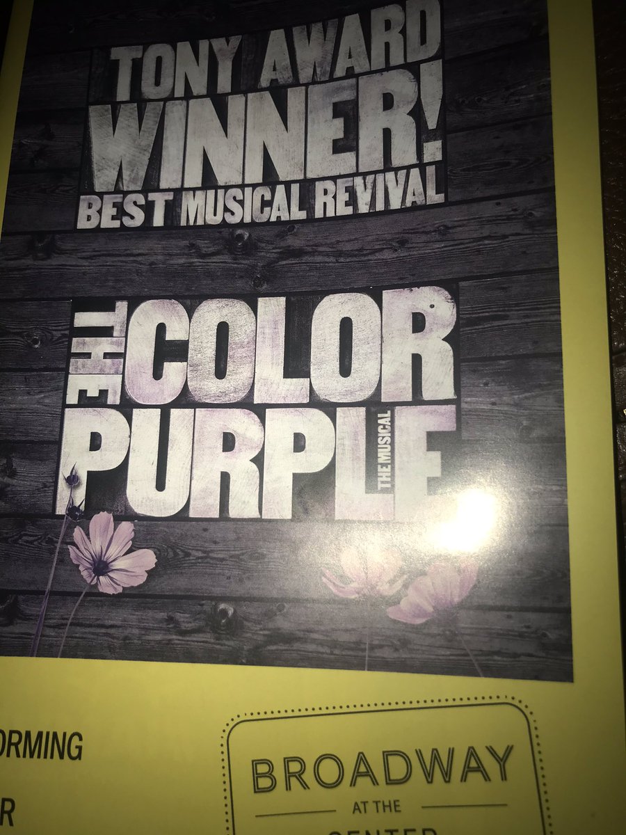 Got to see The Color Purple Musical with my girl <a href="/becki_hensel/">Becki Hensel</a> ! Such amazing talent! Beautiful voices! Beautiful people!! Loved the experience!! #thecolorpurple