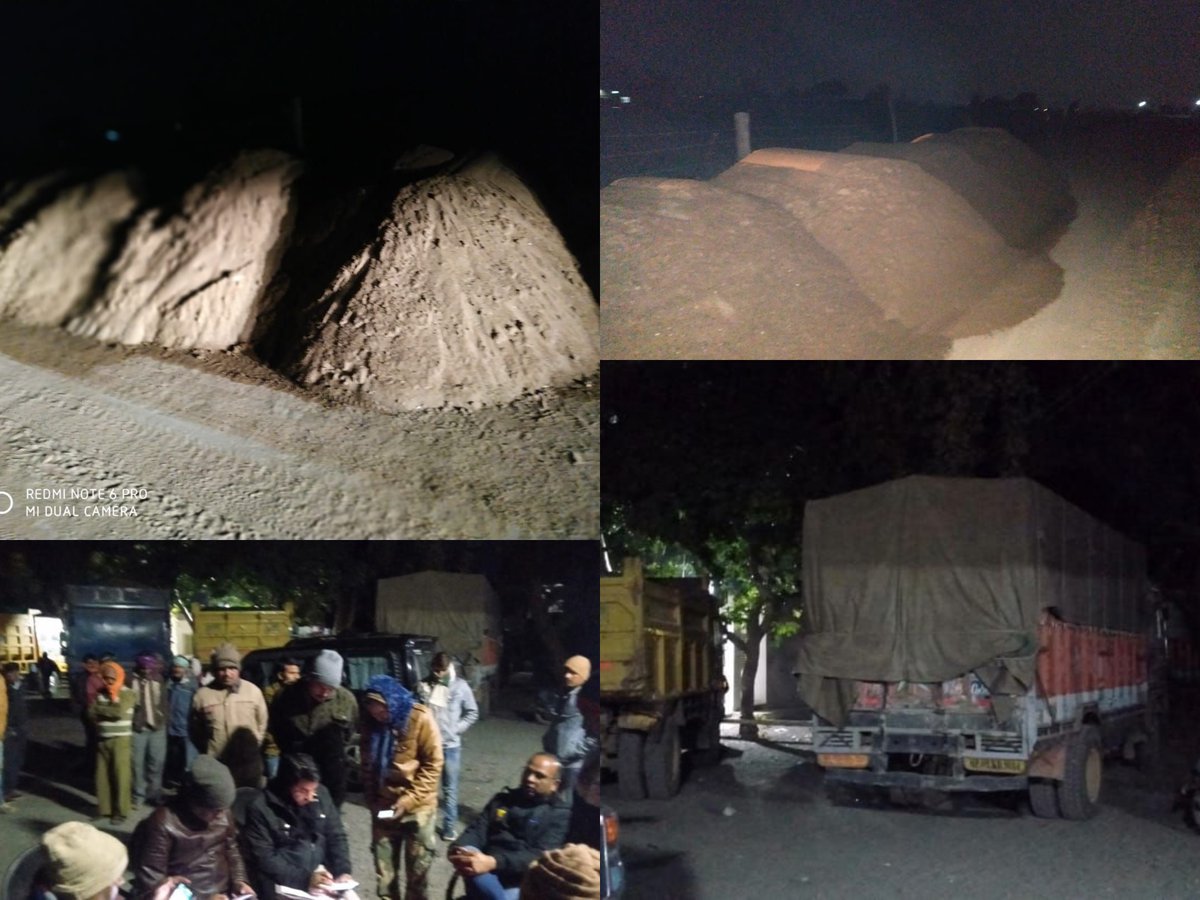 CrimeDewas's tweet photo. खनन माफिया के विरूद्व कार्यवाही 01 कराेेेड 60 लाख की मशीनरी एवं रेत जप्‍त की https://t.co/WyXA8j4756