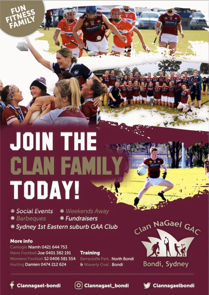 clannagaelbondi's tweet photo. New to Sydney? 

Or know any Irish ☘️ moving to Sydney looking to play some GAA? 🏐🏑

Please get in touch with us today 🇱🇻 https://t.co/E7pxNgQhWm