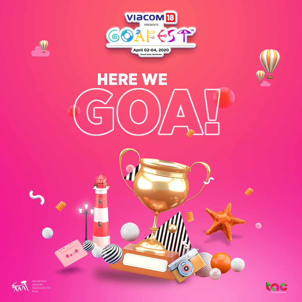 The biggest and best reason to spend three days in Goa is back! Join us for the industry’s annual celebration to recognize some of the best works from last year at Goafest 2020 from 2nd to 4th April. Stay tuned to know more. 

#Goafest2020 #Goa #Advertising #Media #Abby #Awards