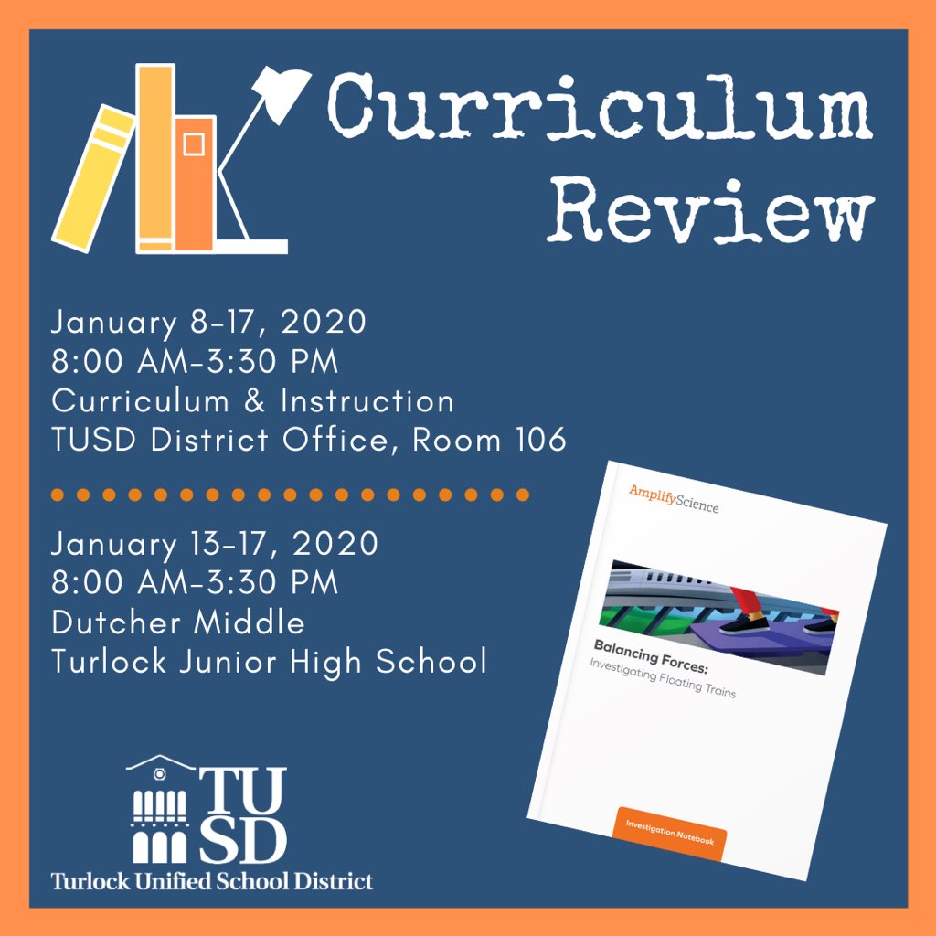 TurlockUSD's tweet image. TUSD is in the process of adopting new science curriculum for Grades 6-8. Amplify Science blends hands-on investigations, literacy-rich activities,&amp;amp; interactive digital tools to empower students to think, read, write, &amp;amp; argue like real scientists &amp;amp; engineers. #TUSD
