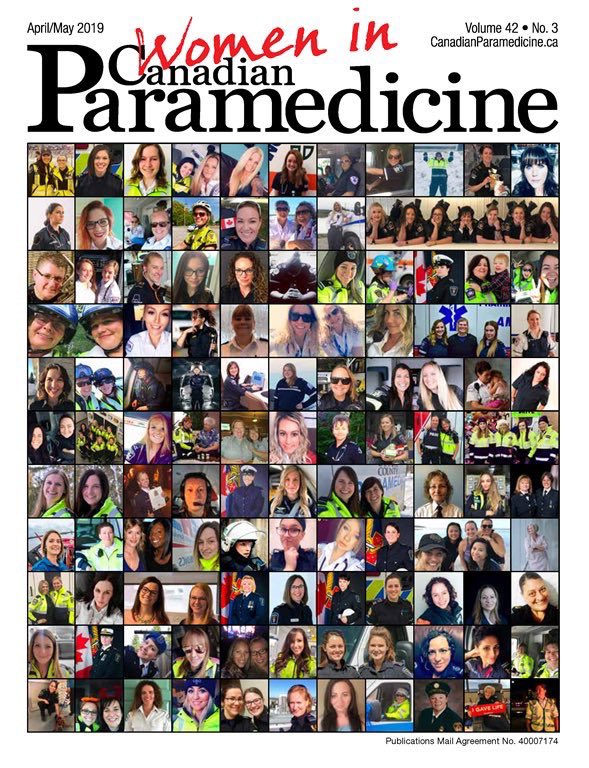 cherylcookie21's tweet photo. In follow up to last year’s issue, April/May 2020 is themed “Women in @CdnParamedicine: Voices of Change” - looking for #paramedic artists who’d like to create our cover for an issue that will include #diverse voices/perspectives. Deadline first week of March, PM for details! https://t.co/Ev7P1711eM