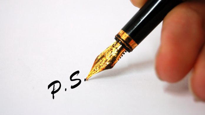 GiftTumb's tweet photo. ความหมายของ P.S.
P.S. ย่อมาจากคำว่า “Postscript” ซึ่งมาจากภาษาละตินก็คือ “Postscriptum” หมายถึง ข้อความสุดท้าย ถ้าแปลเป็นภาษาไทยก็จะตรงกับคำว่า ป.ล. ที่ย่อมาจาก “ปัจฉิมลิขิต” นั่นเอง

การใช้ P.S. นั้นเกิดจากการที่ผู้เขียนลืมเขียน หรือตกหล่นข้อความใดข้อความหนึ่งไป https://t.co/fAt0g6qROt